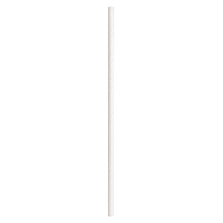 AARDVARK 10" White Giant Paper Straws 2800 ct 61500216